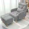 Sofá individual popular, reclinable y para sentarse, cómodo para sala de estar, dormitorio, balcón, oficina, sofá perezoso, silla para siestas y para computadora