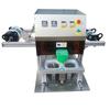 Máquina Seladora de Caixas de Molho de Pasta de Soja, Tofu de Feijão Fermentado Barril de Plástico Selagem de Plástico Máquina Seladora de Filme para Molho de Hot Pot, Máquina Seladora e Cortadora Automática