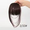 Peluca con Patillas, Línea de Cabello Natural y Flequillo Recto, Peluca de Fibra Sintética, Popular en Comercio Exterior, Ventas Transfronterizas Europeas y Americanas