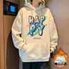 Sudadera con Capucha Estilo Hong Kong para Hombre Otoño e Invierno 2025 Nueva Sudadera Casual Americana Holgada Talla Grande Chaqueta