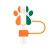 Amazon huella de pata de perro lindo mascota dibujos animados tapa de pajita tapón antipolvo para pajita universal accesorios decorativos DIY funda para pajita