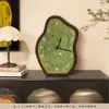 Relógio de Mesa Estilo Madeira Vintage, Relógio de Mesa, Relógio de Parede para Sala de Estar, Decoração de Relógio Retrô, Pendente de Parede de Nicho