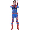 Body de Halloween Disfraz de Cosplay Capitán Marvel Personaje Juego de Roles Actuación Escénica Mono