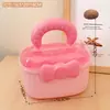 Caneta de desenho animado recipiente bonito menina coração criativo moda ins estilo crianças estudante papelaria caixa de armazenamento desktop multifuncional