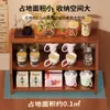 Suporte organizador de porta-copos para mesa, armazenamento multicamadas na mesa, prateleira de bancada para casa para copos, canecas de café, cosméticos e perfume
