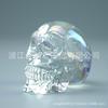 Venta al por mayor del fabricante Modelo de Calavera de Cristal Regalos de Halloween Adornos de Decoración del Hogar Manualidades Productos Calientes Transfronterizos
