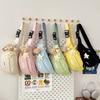 Lindo Bolso de Pecho para Mujer Estilo Ins Estilo Japonés Dulce Estudiante Bolso Cruzado Bolso de Hombro Casual Bolso de Cintura Deportivo para Exteriores Combinable