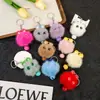 Colgante de Bolita de Carbón de Felpa Imitación Fabricante Venta al por Mayor Llavero de Coche Bolsa Muñeco de Peluche de Dibujos Animados Decoración Llavero de Moda Genial