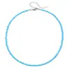 Collar Cruzado Más Vendido con Perlas Artificiales para Mujer, Cuentas de Arroz de Colores, Cadena para Clavícula Ojo Maligno, Joyería Dopamina
