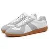 Zapatillas de entrenamiento alemanas para hombre 2026 modelo nuevo, zapatillas blancas para pareja, transpirables y versátiles, zapatillas deportivas casuales de suela plana, zapatillas de suela blanda para hombre