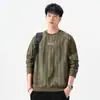 Sudadera Nueva de Manga Larga Otoño e Invierno 2025 para Hombre Tendencia de Gama Alta Popular para Hombre Interior Cuello Redondo Básico Casual Superior Tendencia