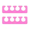 Esmalte de unha coloração nail art separador de dedo do pé separador de dedo do pé ferramenta auxiliar para aplicação de esmalte separador de dedo do pé TPE
