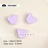 Accesorios para Joyería DIY Oso Lindo de Acrílico con Agujero Recto Botones Cuentas Tocado Hecho a Mano Accesorios DIY Accesorios Colgantes