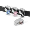 Cinturón de Desgaste de 8mm Goteo de Aceite Joyería Accesorios para Niños y Niñas Pulsera de Banda de Muñeca DIY Aleación con Cuentas Cuentas Accesorios Colgante