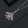 Adesivo Personalizado de Caça para o Salão Aeronáutico de Zhuhai J-20 Pingente Poderoso de Colar para Show Aéreo Presente Lembrança