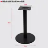 Suporte de Pé para Mesa de Jantar em Aço Inoxidável, Base de Mesa Coluna Única em Mármore, Pé de Mesa Redondo em Ardósia, Estrutura de Canto para Mesa de Ilha