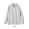 Sudadera de punto air-layer para hombre ORSIZE, cierre frontal de media cremallera, nueva para otoño, versátil, con cuello alto