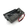 Caixa de Bateria 9V 9 Volts com Tampa e Interruptor e Fio Quadrado Porta-Bateria Simples 6F22 Compartimento de Bateria 1 Célula