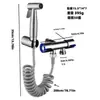 Acero inoxidable 304 uno en dos salida doble manija doble control grifo de pistola rociadora fría simple grifo de pico de apertura rápida para lavadora