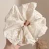 Goma para el pelo con estampado estilo Academia Melard para mujer, scrunchie de satén con malla de estampado de leopardo vintage, banda elástica de alta elasticidad y duradera