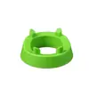 Soporte para Balones de Fútbol y Baloncesto, Base Redonda para Balón con Base de Cuatro Esquinas, Soporte para Balón con Disco de Logo Grande, Soporte de Exhibición para Balones, Soporte de Saque Inicial