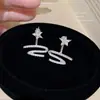 Pendientes de Moda de Aguja de Plata 925 con Cubos de Perla de Venta Caliente Pendientes Dulces de Nicho de Gama Alta Pendientes de Diseño Exquisito