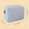 Bolsa de maquillaje rayada personalizada, juego de seersucker de gran capacidad más vendido en Amazon transfronterizo, impermeable, con asa, nailon, para mujer