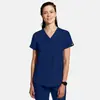 Conjunto de uniforme médico de manga curta para médicas e enfermeiras, uniformes para clínicas odontológicas e salas de cirurgia