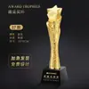 Troféu de Cristal em Resina Feito Sob Medida para Competições de Dança, Prêmios Infantis, Funcionários Destaques, Equipes de Empresa, Competições de Canto e Dança