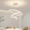 Lámpara de araña para sala de estar, iluminación minimalista moderna, lámparas nórdicas de lujo moderno de moda, creativa y única para dormitorio, barra de bar, lámpara de araña para comedor