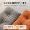 Reposapiés Taburete de Sofá, Taburete Plegable de Madera Maciza para Cambiar Zapatos, Reposapiés Debajo del Escritorio, Reposapiés de Oficina, Almohadilla Reposapiés