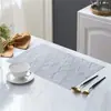 Una generación de Mantel de Comida Occidental a Cuadros Americano Lujo Ligero Aislado Plato de Cena Tazón Posavasos Infantil Simple Escritorio Tapete Transfronterizo