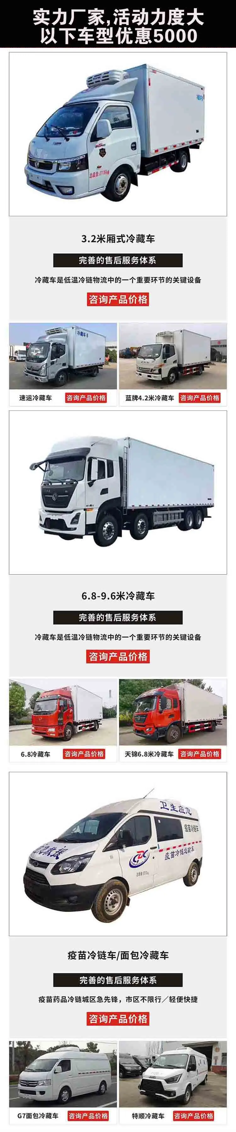 东风途逸冷藏车3.1米冷藏车疫苗冷链运输车制造商