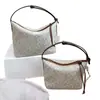 2026 Nuevo Modelo Bolsa para Lonchera Bordada Jacquard Cubi de Luo Jia, Bolso de Hombro Cruzado, Bolso Vintage de Lona Debajo del Brazo para Mujer
