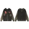 2026 Estampado retro americano popular color liso cremallera cárdigan chaqueta con capucha venta al por mayor suministro directo 34