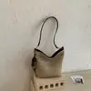 Bolsa Tote Simples de Grande Capacidade 2026 Novo Estilo Bolsa de Palha Trançada Estilosa Tendência para o Dia a Dia Bolsa de Ombro Cruzada Tendência