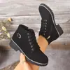 Otoño 2026 Nueva Llegada Comercio Exterior Tallas Grandes Mujer Casual Cómodo Estilo Europeo Moda Ropa Exterior Estilo Británico Botas