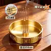 Bandeja para Incienso y Quemador de Incienso de Latón "Cien Bendiciones", Soporte para Incienso de Nueve Agujeros para Sala de Estar en Casa, Mesa de Café, Escritorio de Oficina, Adorno Decorativo Creativo de Aromaterapia