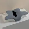 Almohada de Memoria con Forma de Mariposa 2025 Almohada de Memoria de Forma Especial Rebote Lento Almohada Multifuncional Cervical para Dormir de Lado Transpirable y Amigable con la Piel