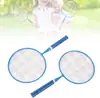 Conjunto de Raquetes de Badminton para Crianças para Brincadeiras ao Ar Livre - Cabo Leve e Confortável com 2 Petecas