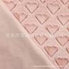 Flor de pincel de corazón de pollo tipo flor de amor de terciopelo relieve de felpa en forma de corazón de terciopelo Felpa con forma de corazón de amor de terciopelo