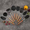 Juego de 8 piezas de utensilios de cocina de nailon al por mayor de fábrica para el hogar, espátula para saltear, prensa para papas, cuchara para sopa, espátula para cocinar, cuchara, juego de utensilios de cocina