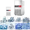 Máquina de hielo automática comercial Xuzhong, producción rápida de hielo, máquina de cubitos de hielo de gran capacidad, adecuada para tiendas de té de burbujas, restaurantes de hot pot y establecimientos de comida