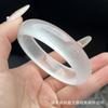 Pulsera de Cuarcita Jade Tipo Hielo al por Mayor del Fabricante Imitación Jade Espuma de Agua Jade Blanco Luz de Luna Pulsera de Jade Pulsera de Cuarcita Transparente como Hielo Procesamiento