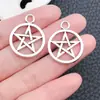 Accesorios de Joyería DIY Retro Aleación Colgante Carta del Tarot Estrella de Cinco Puntas Poder de la Estrella Collar Colgante Pulsera Transfronterizo