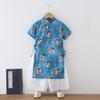 Novo Hanfu para Meninos Fantasia Antiga de Apresentação para Bebês Verão Fino Terno Tang Infantil Menino Estilo Nacional Chinês Novo