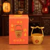 Direto da fábrica: Nova cabeça de dragão atraindo riqueza em estilo chinês com um pote de ouro, uma peça decorativa para a mesa ou hall de entrada, ornamento de presente auspicioso