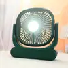 2026 Ventilador Recargable Vertical para Sala de Estar del Hogar Luz para Camping al Aire Libre Ventilador de Aire Circulante Desmontable de Cinco Velocidades