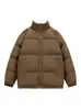 Nueva chaqueta de algodón con capucha para hombre, invierno 2025, moderna y engrosada para abrigar, abrigo de algodón relleno de plumón para hombre, ropa de abrigo de invierno