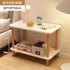 Armário de Cabeceira Simples para Quarto, Alternativa de Armário de Cabeceira de Madeira Maciça para Casa, Prateleira de Armazenamento de Mesa Lateral Estreita Pequena